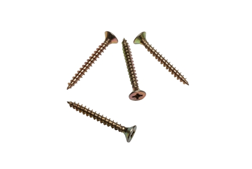 Саморез Rizzel Pz 3,5х20 (2000шт) шлиц Pz2 желтый цинк (короб) — Grandline