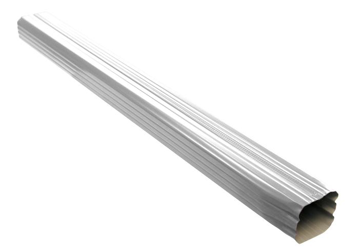 Труба прямоугольная Vortex 2м RAL 9003 — Grandline