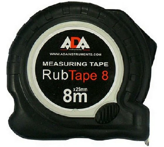 Рулетка ударопрочная ADA RubTape 8 (А00157) — Grandline
