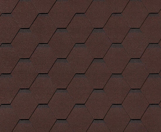 RoofShield черепица Классик Стандарт (3м2) Коричневый с оттенением — Grandline