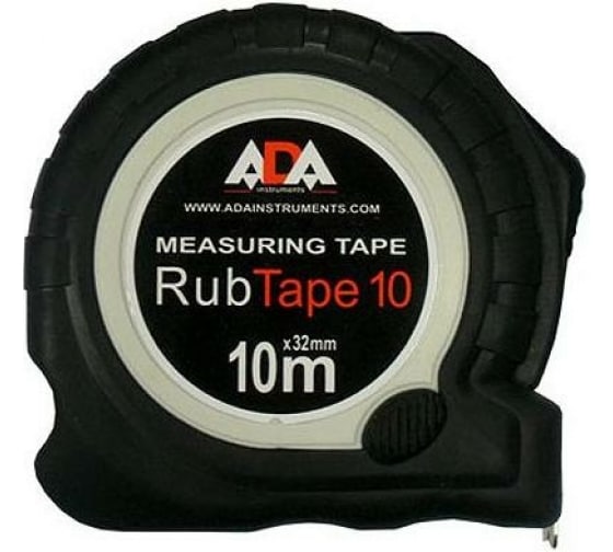 Рулетка ударопрочная ADA RubTape 10 (А00154) — Grandline