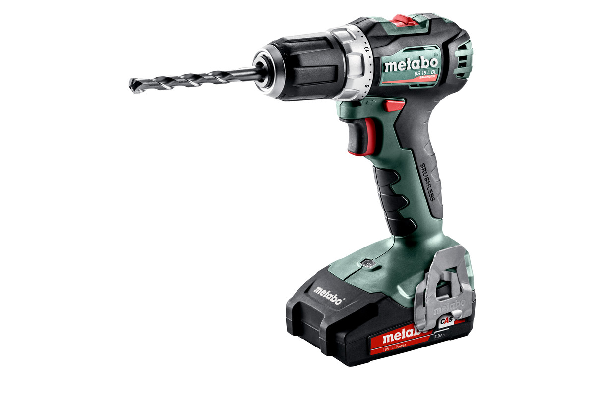 Аккумуляторная дрель-шуруповерт Metabo BS18LBL 2X2АЧ LI-POWER 18В 2X2АЧ LI-POWER; ЗАРЯДНОЕ УСТРОЙСТВО SC 30; METABOX 145 (602326500) — Grandline