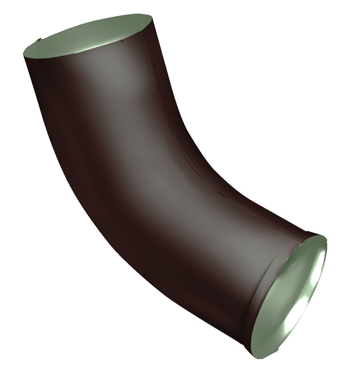 Колено стока Optima Matt 90мм RAL 8017 — Grandline
