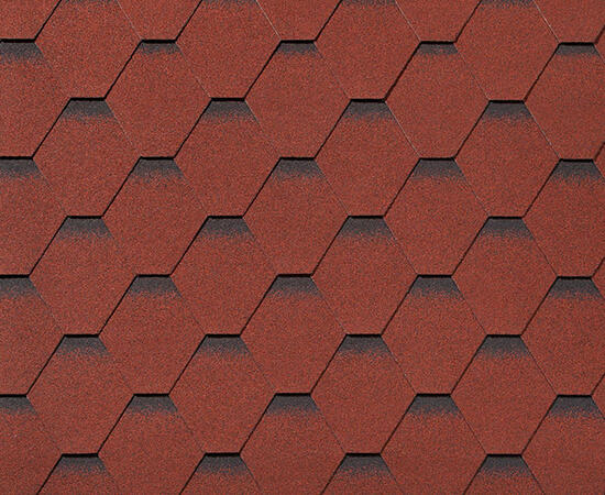 RoofShield черепица Классик Стандарт (3м2) Красный с оттенением — Grandline