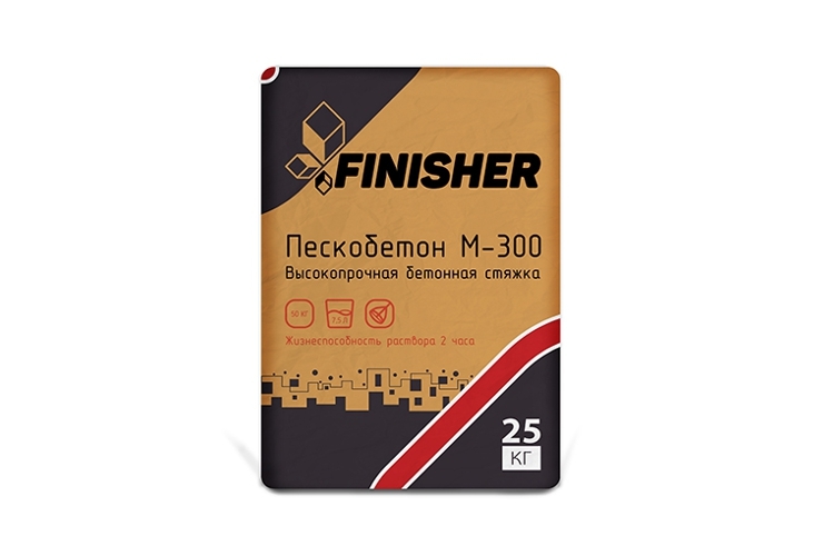 ПескоБетон М-300 Finisher 25кг — Grandline