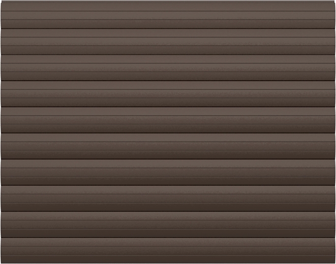 Рольставни алюминиевые накладные Trend профиль PD39 h1600 w1200 с электроприводом коричневый — Grandline