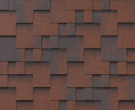RoofShield черепица Премиум Модерн (3м2) Медный — Grandline