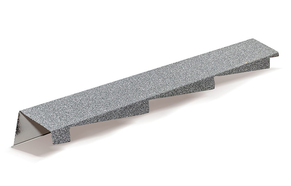 Планка фронтонная левая AeroDek Robust античный серый — Grandline
