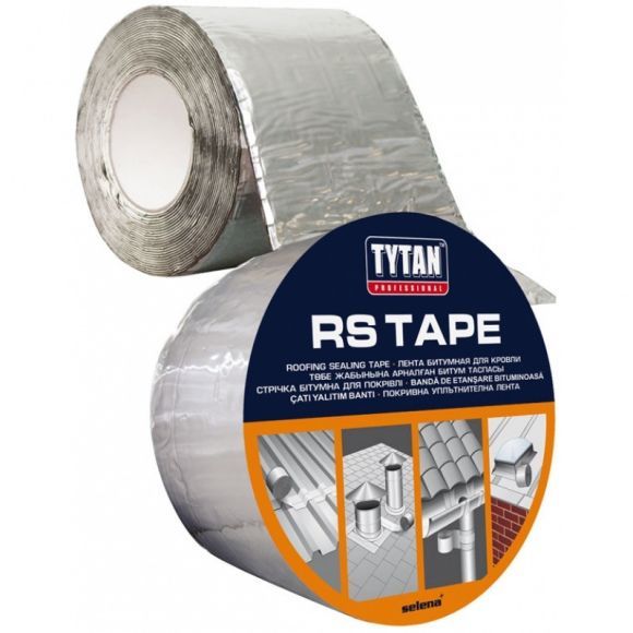 Лента битумная для кровли TYTAN PROFESSIONAL RS TAPE 10см*10м коричневый (57635) — Grandline