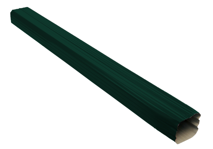 Труба прямоугольная Vortex 3м RAL 6005 — Grandline