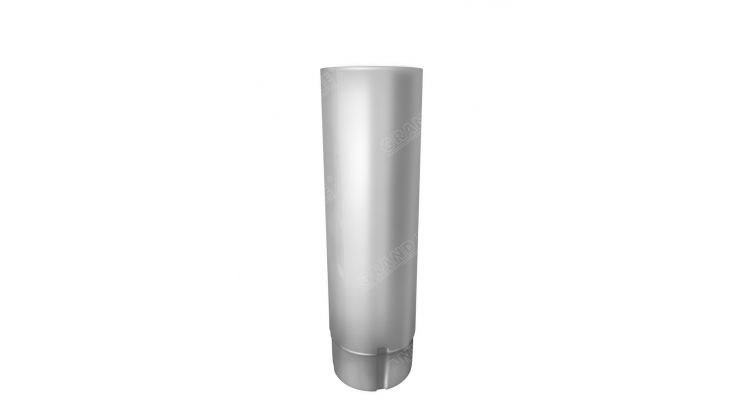 Труба круглая Optima 90мм 2м RAL 9003 — Grandline