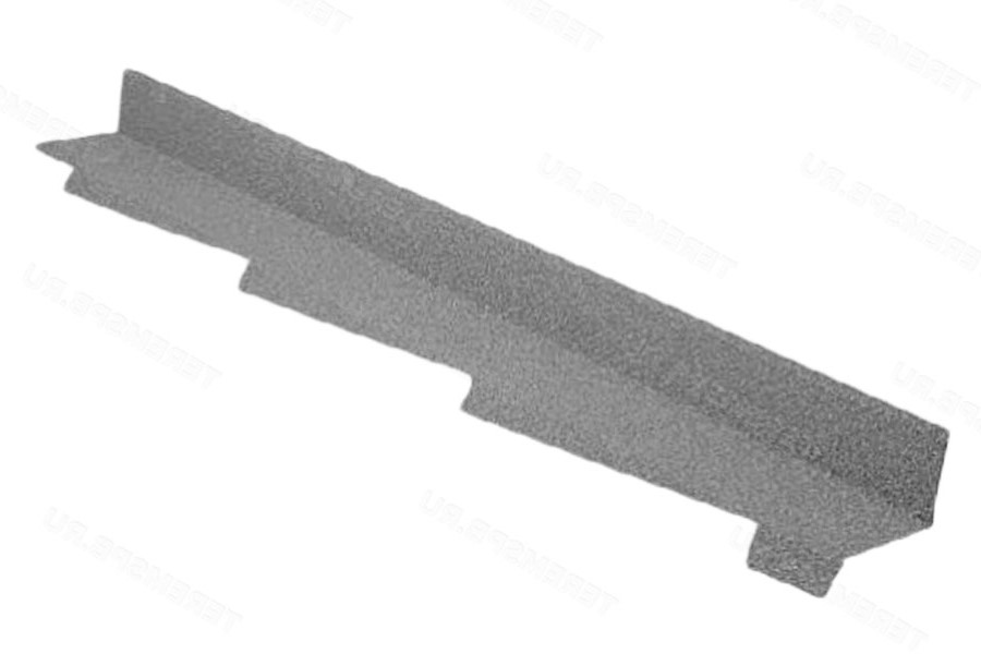 Планка примыкания правая AeroDek Quadro серый — Grandline