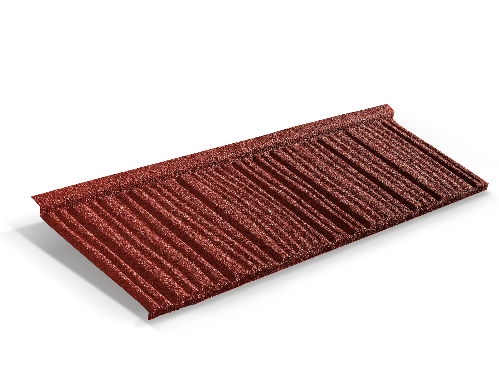 Лист Metrotile WoodShake красный — Grandline