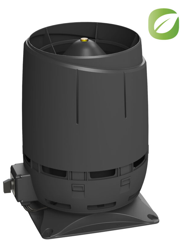 Вентилятор FLOW ECo160S + основание 300x300 черный — Grandline