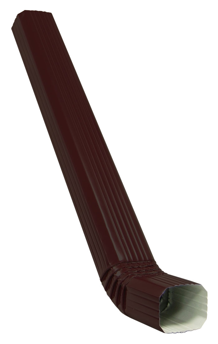 Труба прямоугольная с коленом Vortex Matt 3м RR 32 — Grandline