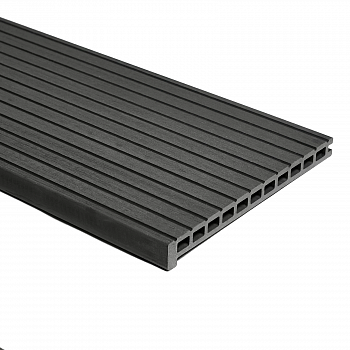 Ступень CM STAIR 3000х345х25 мм black wood (черное дерево) — Grandline