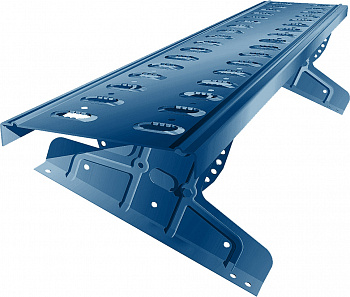 Мостик переходной для композитной черепицы 1,25 RAL 5005 — Grandline