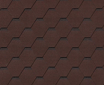 RoofShield черепица Классик Стандарт (3м2) Коричневый с оттенением — Grandline