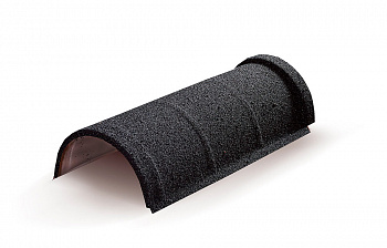 Конек полукруглый одинарный AeroDek Tradition /Firenze черный бриллиант — Grandline