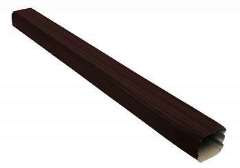 Труба прямоугольная Vortex 2,5м RAL 8017 — Grandline
