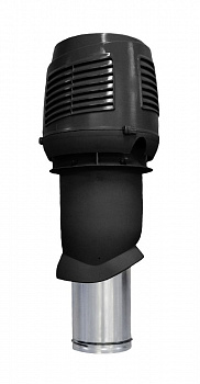 Приточный вентиляционный элемент 160/ER/500 Vilpe INTAKE черный — Grandline