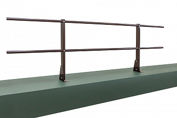 Ограждение кровельное для парапета на плоскую кровлю RAL 8017 (2,0х0,6м) — Grandline