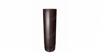 Труба круглая Optima 90мм 2м RAL 8017 — Grandline