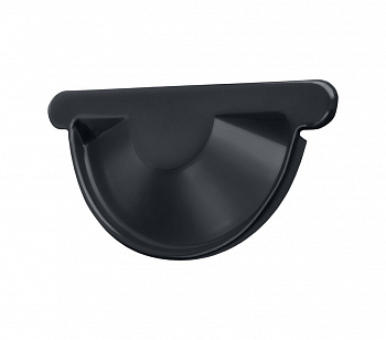 Заглушка торцевая универсальная Optima 150мм RAL 7024 — Grandline