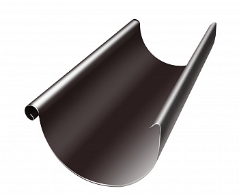 Желоб полукруглый Optima 125мм 2м RR 32 — Grandline