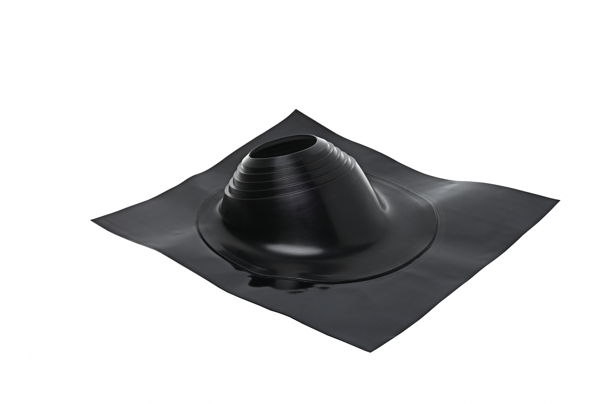Проходной элемент MF угловой № 3.1 черный (280-460 мм) + 185 EPDM (окрашенный фланец) — Grandline