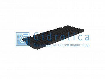 Решетка водоприемная Gidrolica Super РВ -15.19.50 - щелевая чугунная ВЧ, кл. E600 (50159E) — Grandline