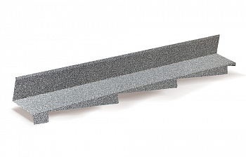 Планка примыкания левая AeroDek Robust античный серый — Grandline