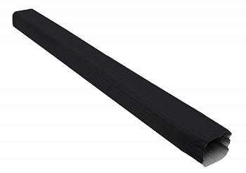 Труба прямоугольная Vortex Matt 2м RAL 7024 — Grandline