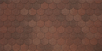 Битумная черепица TEGOLA ASSISI terracotta 420 (терракотта) — Grandline