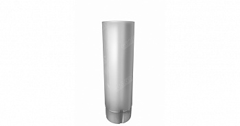 Труба круглая Optima 90мм 2м RAL 9003 — Grandline
