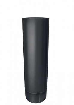 Труба круглая Optima Matt 90мм 3м RAL 7024 — Grandline