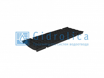 Решетка водоприемная Gidrolica Super РВ -15.19.50 - щелевая чугунная ВЧ, кл. D400 (50159D) — Grandline