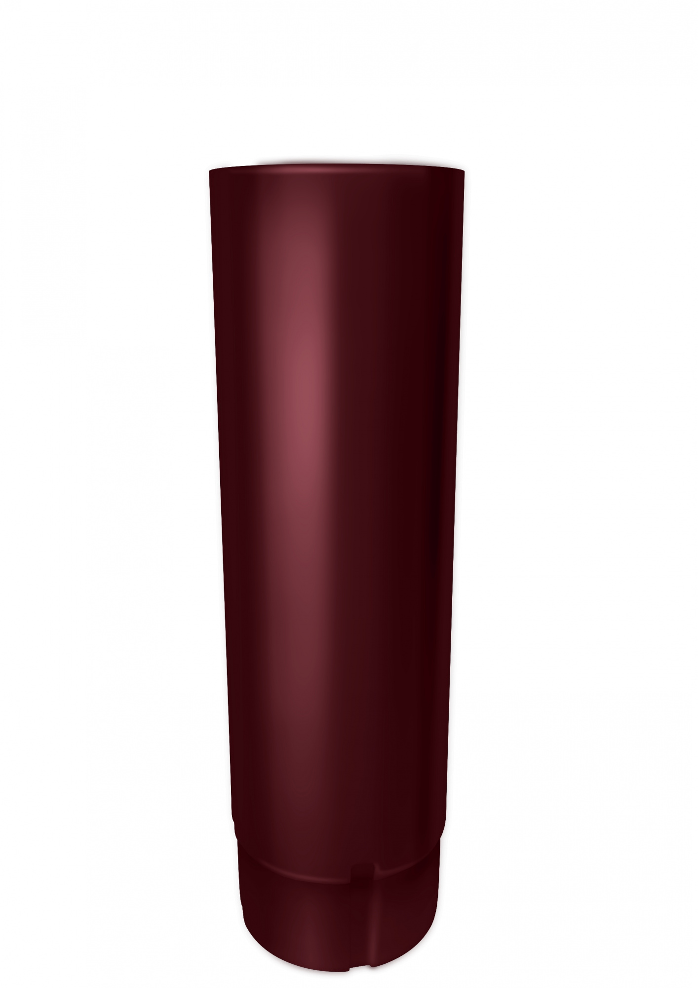 Труба круглая Optima 90мм 2м RAL 3005 — Grandline