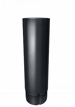 Труба круглая Optima 90мм 2м RAL 7024 — Grandline