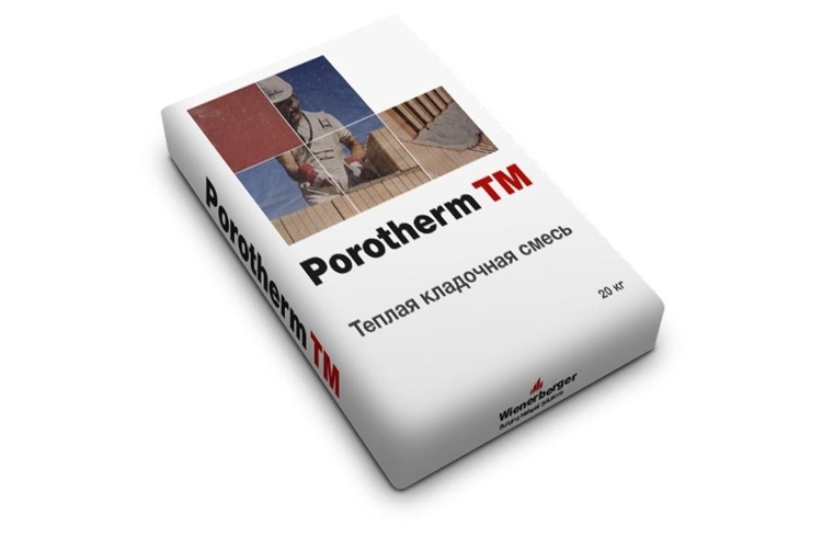Теплый кладочный раствор Porotherm М50 — Grandline
