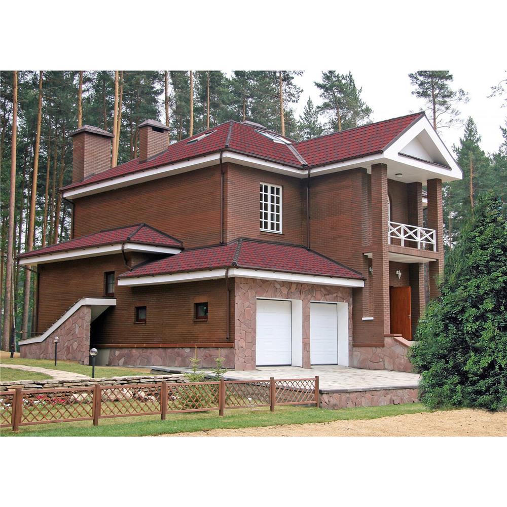 ТЕХНОНИКОЛЬ LUXARD композитная черепица, Roman Гранат 1330х430 мм, (0,57 кв.м), панель — Технониколь