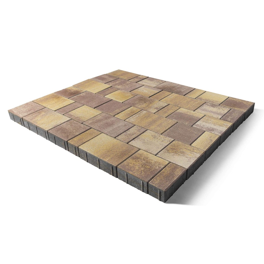Плитка тротуарная Старый Город Ландхаус ColorMix Степь h60 80х160,160х160,240х160 — Grandline