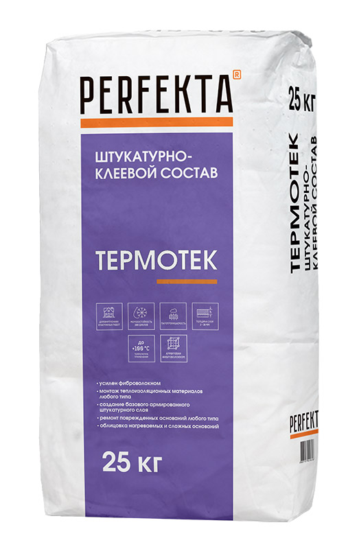 Perfekta Термотек штукатурно-клеевой состав (25 кг) — Grandline