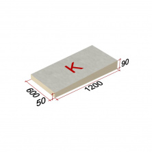 LOGICPIR Slope -3,4% (K) СХМ/СХМ 1200х600х50-90 (упак, 8 плит, 5,7600 кв.м) — Технониколь