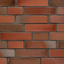 Клинкерный кирпич АВС Bremen rot-eisen-bunt glatt, NF — 240х115х71