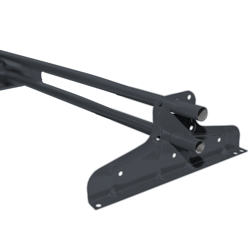 Снегозадержатель Стандарт Т4 d 25 RAL 7024 (3м., 3 кроншт.) — Grandline