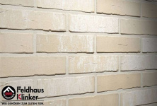 Клинкерный кирпич Feldhaus Klinker K741NF Vascu crema bora — 240х115х71