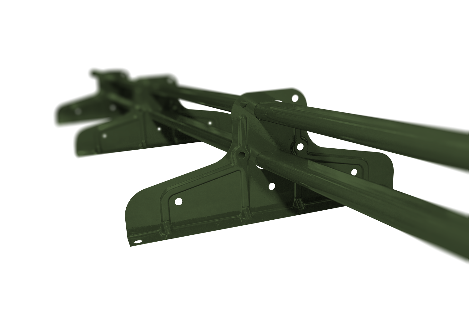 Снегозадержатель Стандарт Т4 d 40х20 RAL 6020 (3м) — Grandline