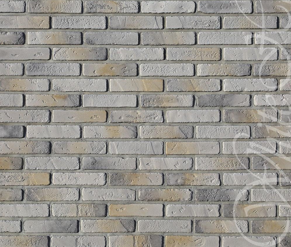Рядовая плитка White Hills Йорк Брик 335-80 c расшивкой 1 см — Grandline