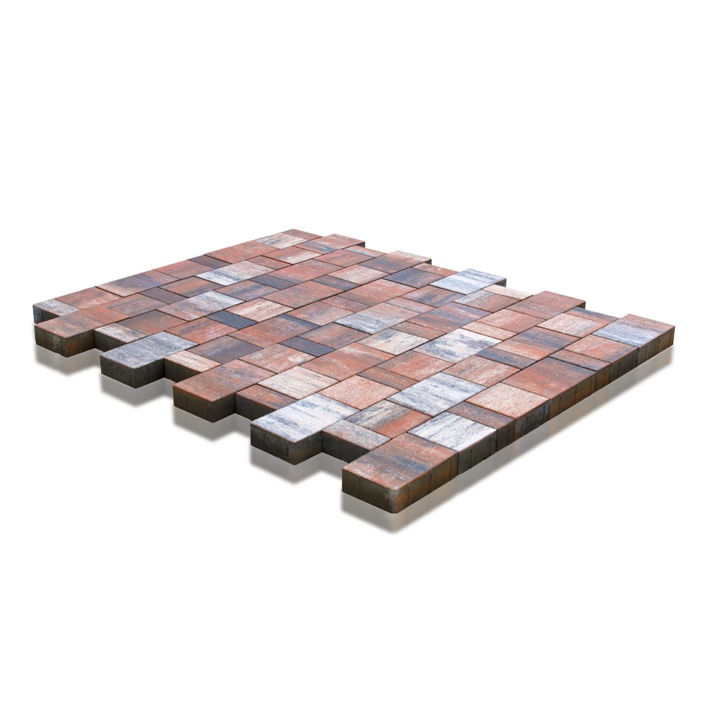 Плитка тротуарная Старый Город Ландхаус ColorMix Койот h60 80х160,160х160,240х160 — Grandline